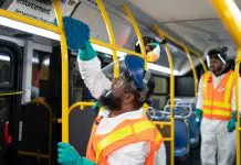 Profunda limpieza contra el coronavirus en los trenes del subway