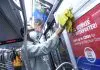Realizan tareas para desinfectar en los trenes del metro de New York