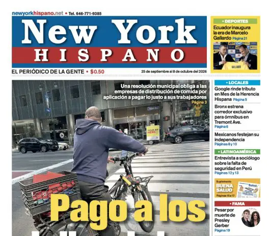 New York Hispano Edición Digital 25 de Septiembre 2026 New York Hispano Edición Digital 25 de Septiembre 2026