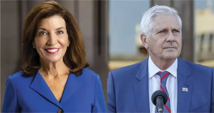 Hochul y Blakeman disputan la gobernación