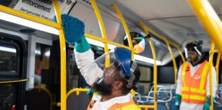 Profunda limpieza contra el coronavirus en los trenes del subway