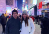 Yomber Guzman con su esposa Liliana en Nueva York antes de la pandemia - Foto cortesia de la familia - VOA