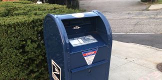 Una de las cajas del correo postal en Nueva York.