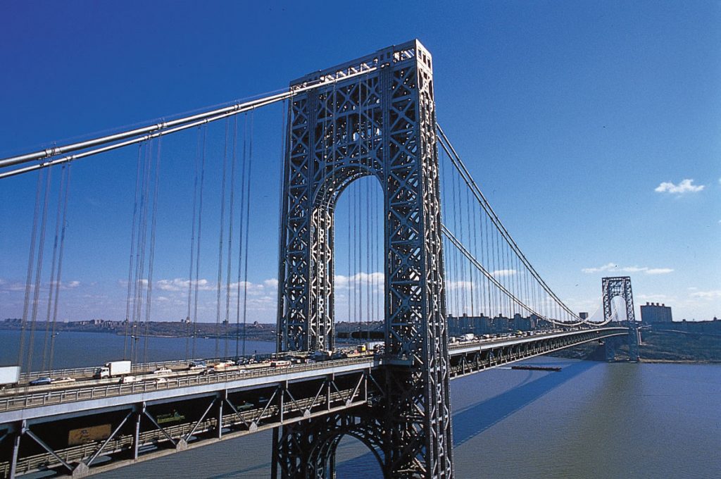 El puente George Washington que conecta Nueva York con Nueva Jersey.