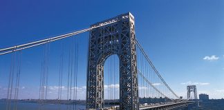 El puente George Washington que conecta Nueva York con Nueva Jersey.