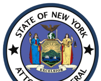 par la ley aca - Logo de la Procuradoría General del estado de Nueva York.