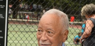 Una foto de Davin Dinkins, publicada en la cuenta de Twitter del Departamento de Parques de la ciudad de NY