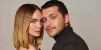 Belinda junto a su ahora prometido, el cantante, Christian Nodal.