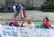 Cubanas en huelga de hambre ante la ONU exigen atender situación en la isla