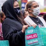 Varios activistas pro inmigrantes se reúnen en un mitin cerca de la Casa Blanca en Washington, DC EFE