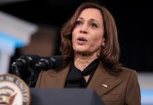 Dónde está Kamala Harris