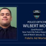Muere el segundo policía latino herido en un tiroteo en Harlem Una foto del NYPD, en tributo al joven policía Wilbert Mora, fallecido luego de recibir disparos en Harlem.
