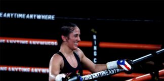 La boxeadora puertorriqueña Amanda Serrano. EFE