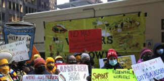 Trabajadores ambulantes de Nueva York, en campaña por la formalización de su labor.