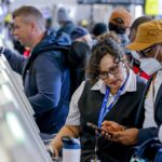 Pasajeros en uno de los aeropuertos de los Estados Unidos. EFE