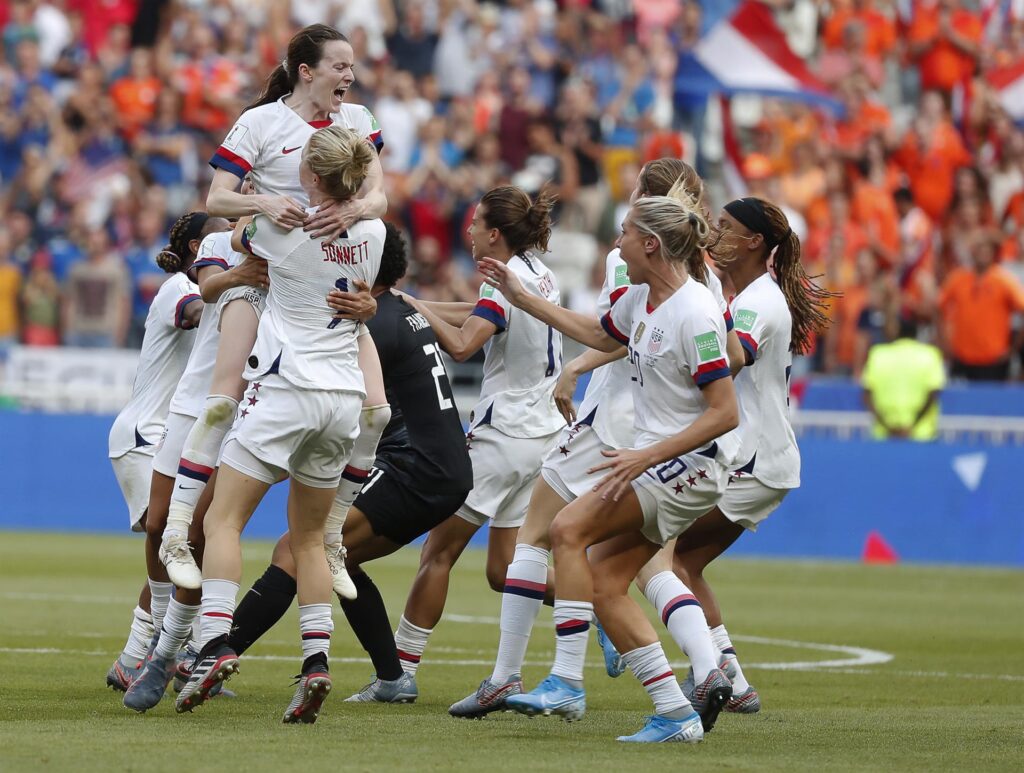 La selección femenina de fútbol de Estados Unidos EFE