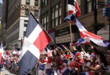 Dominicanos celebran el 40 aniversario de desfile en Nueva York
