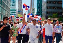 Dominicanos desfilan en Nueva York