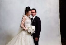 Marc Anthony y Nadia Ferreira casados