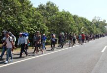 Parte del sur mexicano primera caravana 2023 con 1.000 personas
