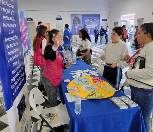La ONU abre Centro para migrantes en la frontera con México ante el constante flujo