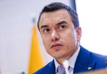 La vicepresidenta de Ecuador desoye la orden de Noboa para abandonar Israel