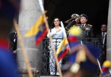 Vicepresidenta de Ecuador denuncia a Noboa por violencia política