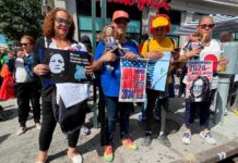 Latinos marcharon para apoyar a Kamala Harris