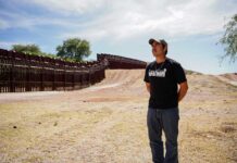 El muro fronterizo de Trump