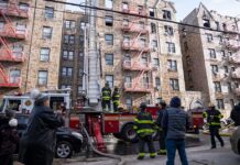 Siete heridos en un aparatoso incendio en un bloque de viviendas del Bronx neoyorquino