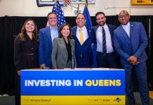 La gobernadora Kathy Hochul anuncia una financiación estatal de 5 millones de dólares para construir una nueva sede del Club de Niños de Queens en Astoria. (Of. gobernadora)