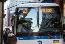 Revelan los autobuses menos puntuales de Nueva York