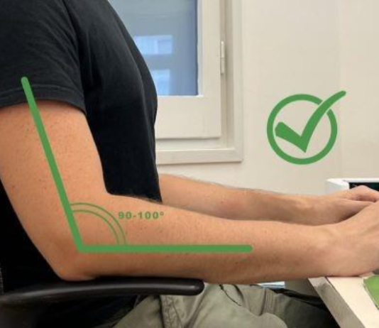 Mantén una postura saludable frente al computador