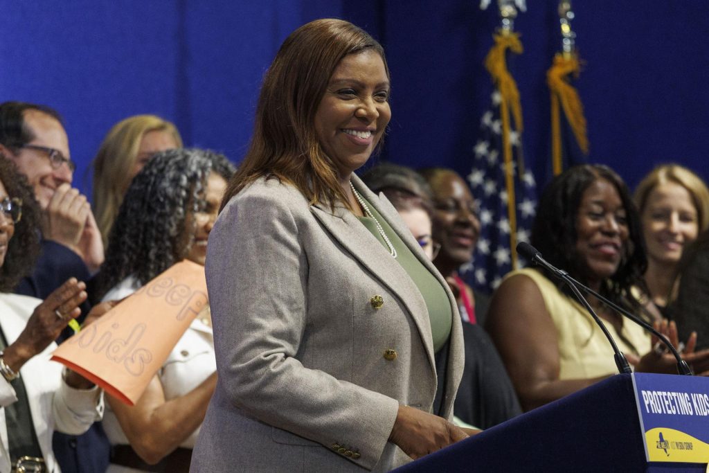 La Fiscal General de Nueva York, Letitia James. EFE