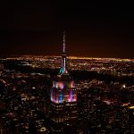 El Empire State Building inició la celebración de sus 95 años de fundación. Foto ESB