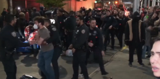 Decenas de personas llegaron al área del hospital Wyckoff Heights, en Bushwick, cuando se enteraron del arresto de un hombre por parte de agente de ICE.