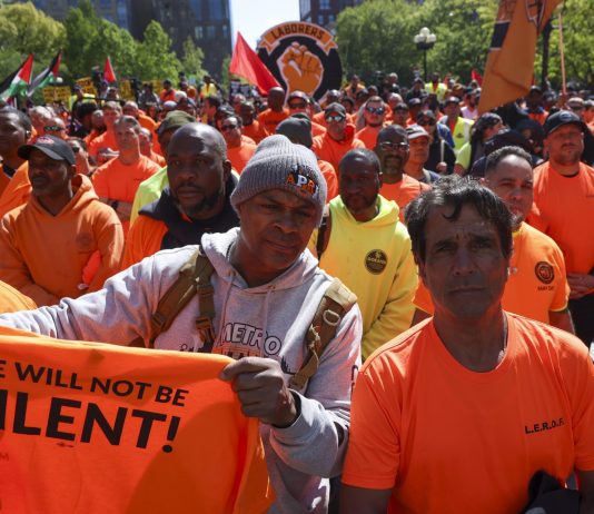 Más de 4.000 protestas reivindican a trabajadores en EEUU el 1 de mayo. EFE