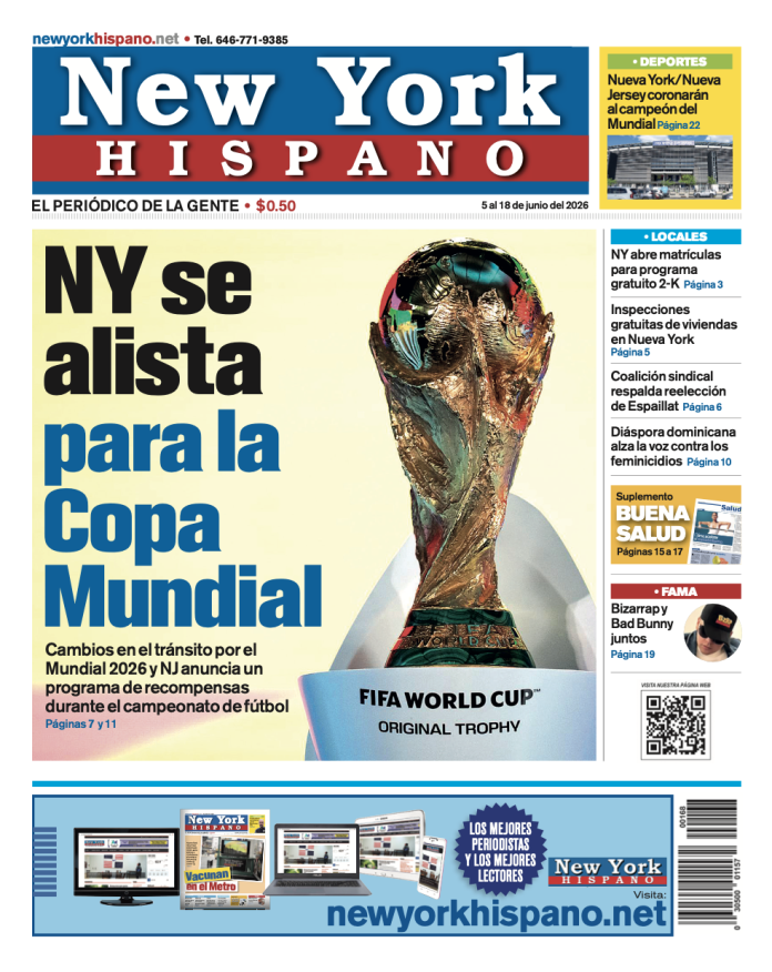 New York Hispano Edicion Digital 5 de Junio 2026 New York Hispano Edicion Digital 5 de Junio 2026
