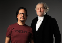 George Washington vuelve a la vida en obra peruana El artista e ingeniero peruano Walter Huamán,