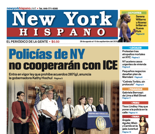 New York Hispano Edición Digital 28 de Agosto 2026 New York Hispano Edición Digital 28 de Agosto 2026
