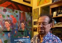 Francisco Alvarado-Juárez: una vida creando Artista Honudreno muestra su libro Gay Liberation Foto Patricia Herrera Valdizan