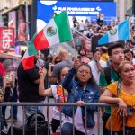Flyer de Latinos in Times Square 2026 en Nueva York