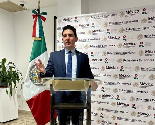 Diego Sandoval Pimentel, cónsul de Protección y Asuntos Jurídicos de México en Nueva York